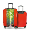 Valise D1012-CHEMIN-BAMBOU Rouge