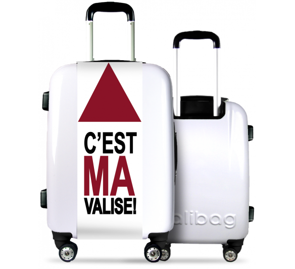 White Suitcase "C'est ma valise !"