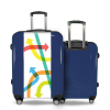 Valise Flèches_Colorées Bleu