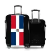 Valise Drapeau_République_Dominicaine Noir