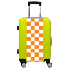 Valise Petit_damier_orange Vert