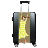 Valise Fille_Heureuse Gris