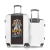 Valise Valise personnalisée chien avec lunettes Blanc