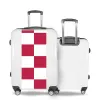 Valise Damier_rouge Blanc