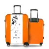 Valise Let_it_snow Orange