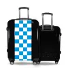 Valise Petit_damier_bleu Noir