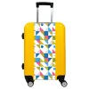 Valise Motifs_Carrés Jaune