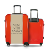 Valise Veni_Vidi_Amavi Rouge