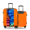 Valise Tissus_Multicolores Orange