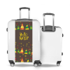 Valise Sapins_de_Noël_multicolores Blanc