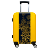 Valise Flocons_de_neige_dorés Jaune