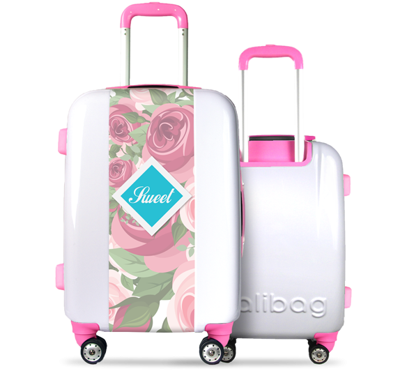 "Sweet Flowers" Suitcase 