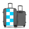 Valise Damier_bleu Gris