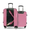 Valise Flamand rose Jungle Rose