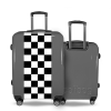 Valise Petit_damier_noir Gris