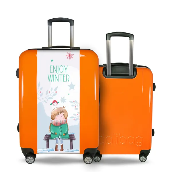 Valise Petite_Fille_en_Hiver