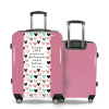 Valise Coeurs_Multicolores Rose