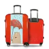 Valise Ours_Amusant Rouge