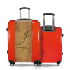Valise Happy_place Rouge
