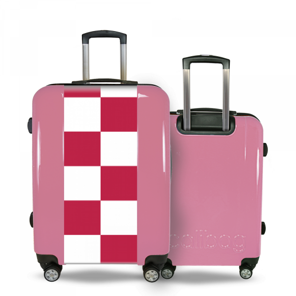 Valise Damier_rouge