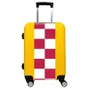 Valise Damier_rouge Jaune