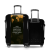 Valise Planisphere Noir