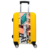 Valise Poteaux New York Jaune