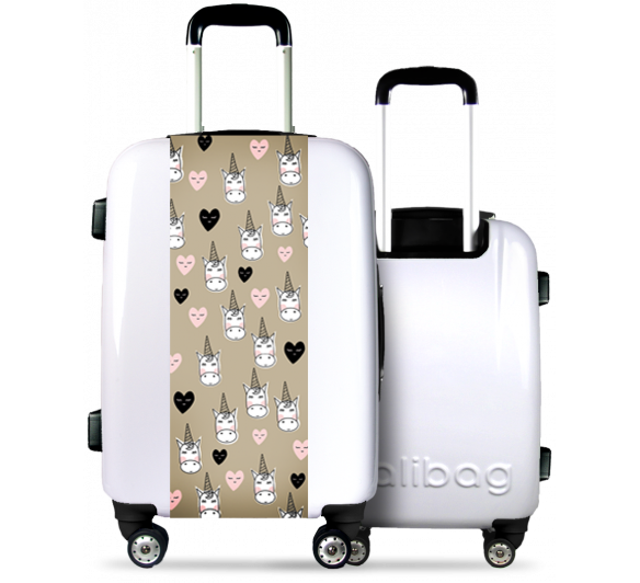 White Suitcase Unicorns