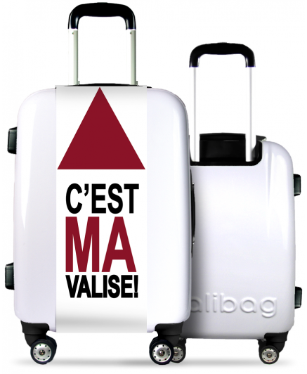 White Suitcase "C'est ma valise !"