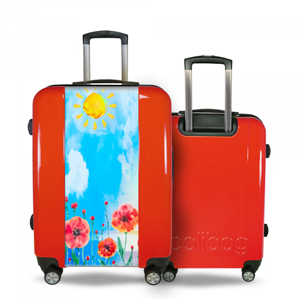 Valise Aquarelle Coquelicots