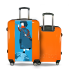 Valise Fille_Sur_Le_Monde Orange