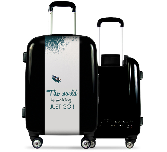 Black Suitcase Just Go