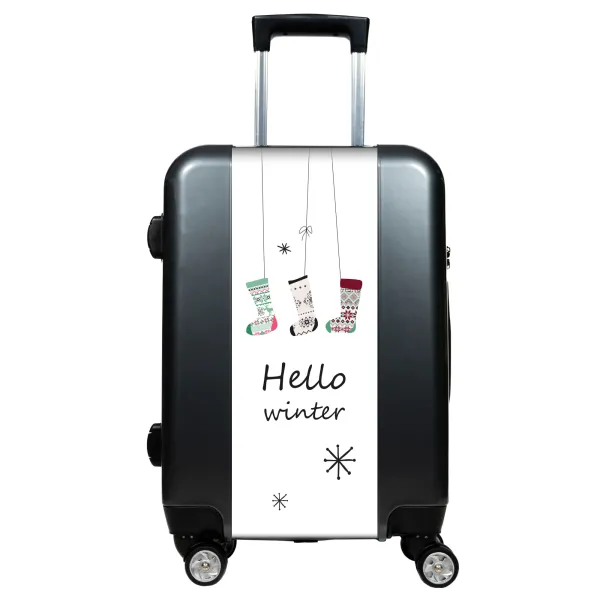 Suitcase winter socks