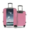 Valise Valise Ciel et nuages Rose