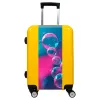 Valise Bulles Roses et bleues Jaune