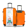 Valise Petite_Fille_en_Hiver Orange