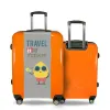 Valise Citron voyageur Orange