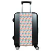 Valise Mosaïque_Colorée Gris