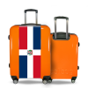 Valise Drapeau_République_Dominicaine Orange