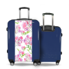 Valise Fleurs_Roses Bleu