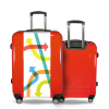 Valise Flèches_Colorées Rouge