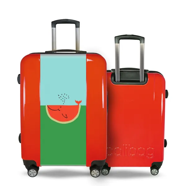 Valise Baleine Pastèque