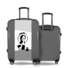 Valise Femme_à_Chapeau Gris
