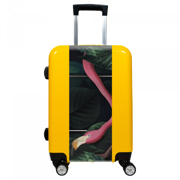 Valise Flamand rose Jungle