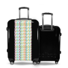 Valise Traits_Multicolores Noir