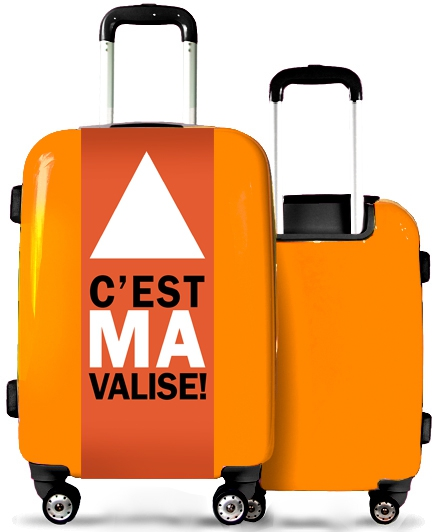 Orange Suitcase C'est Ma Valise !