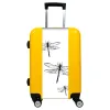 Valise Libellules Jaune