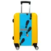 Valise Empreintes_de_Pas Jaune