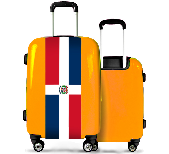 Orange Suitcase Dominican Republic