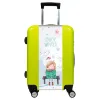 Valise Petite_Fille_en_Hiver Vert